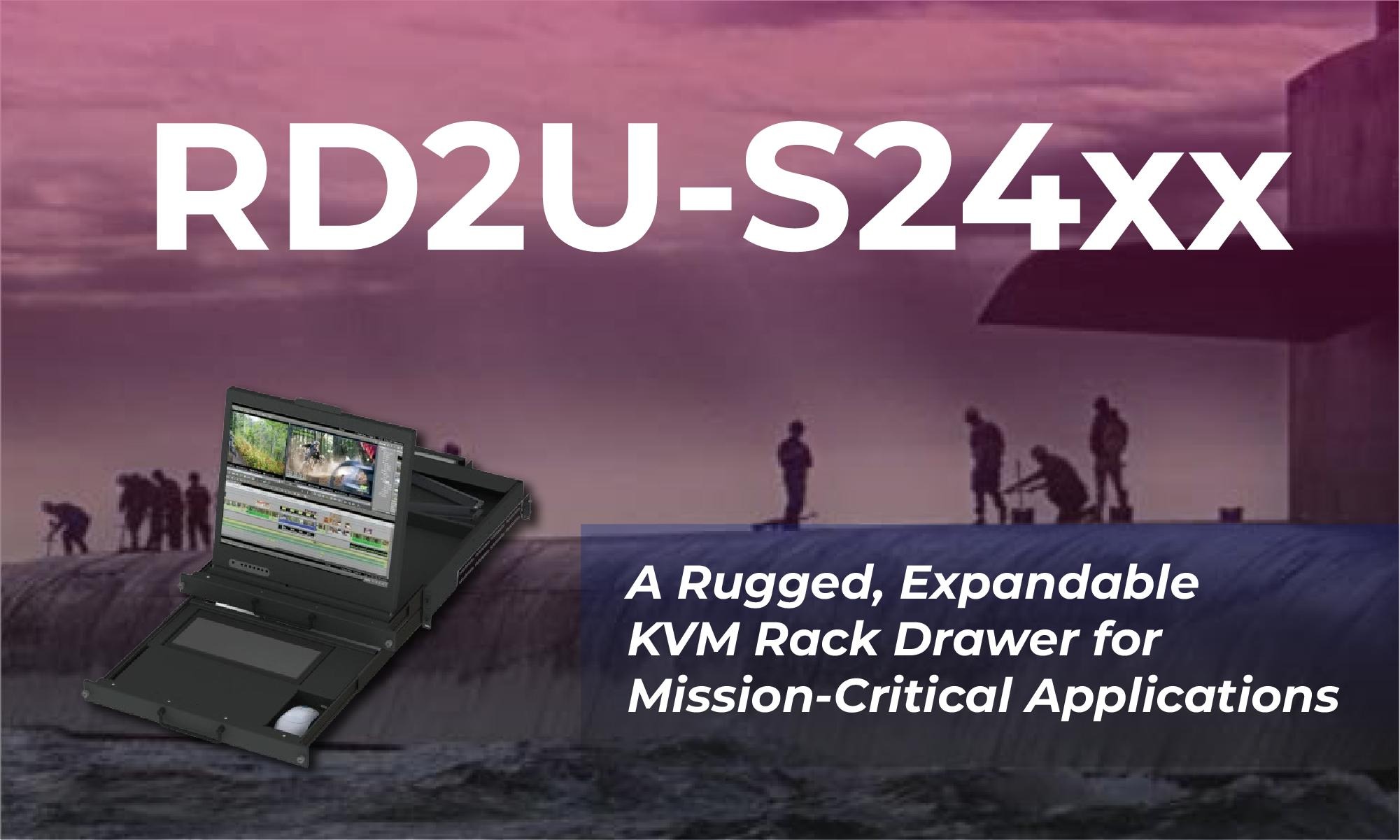 RD2U-S24xx Single Screen KVM Split Display