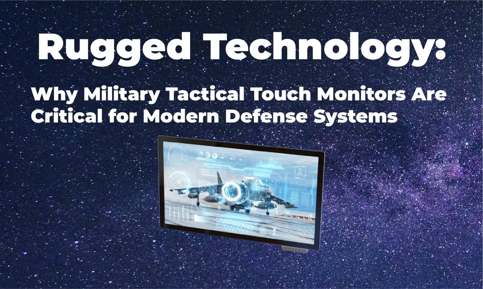 Rugged Technology Why Military Tactical Touch Monitors Are Critical for Modern Defense Systems