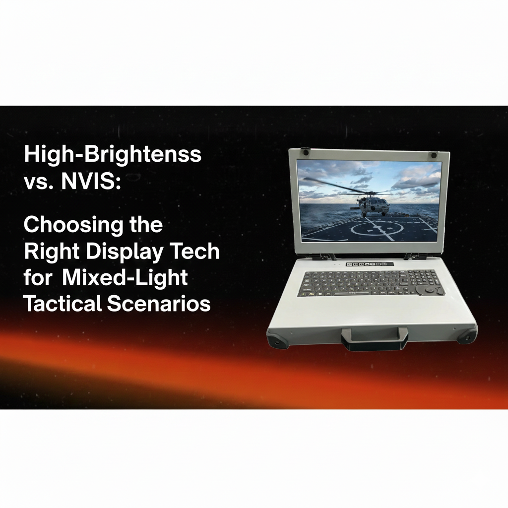 High-Brightness vs. NVIS Choosing the Right Display Tech for Mixed-Light Tactical Scenarios