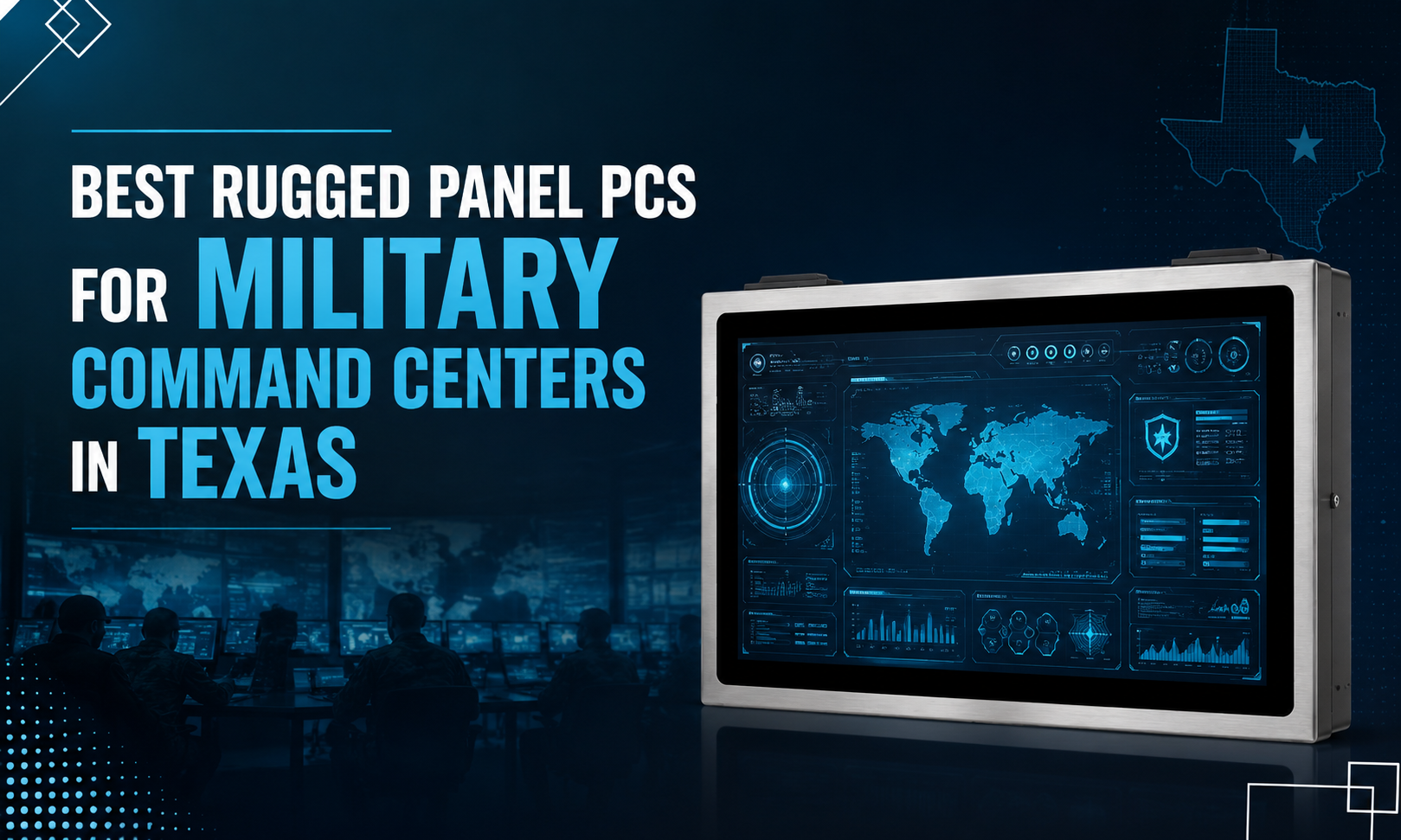 Best Rugged Panel PCs for Military Command Centers