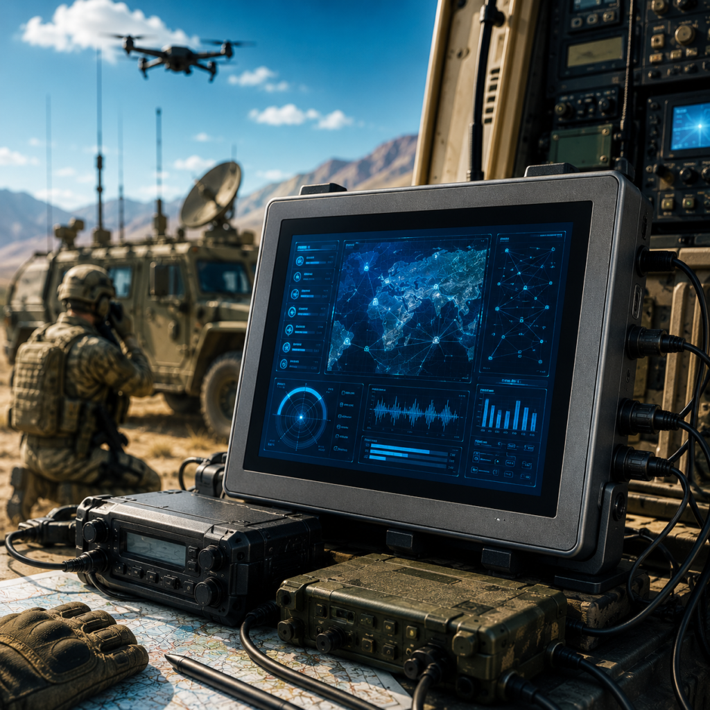Military-Grade Panel PCs Improve Field Communication Systems