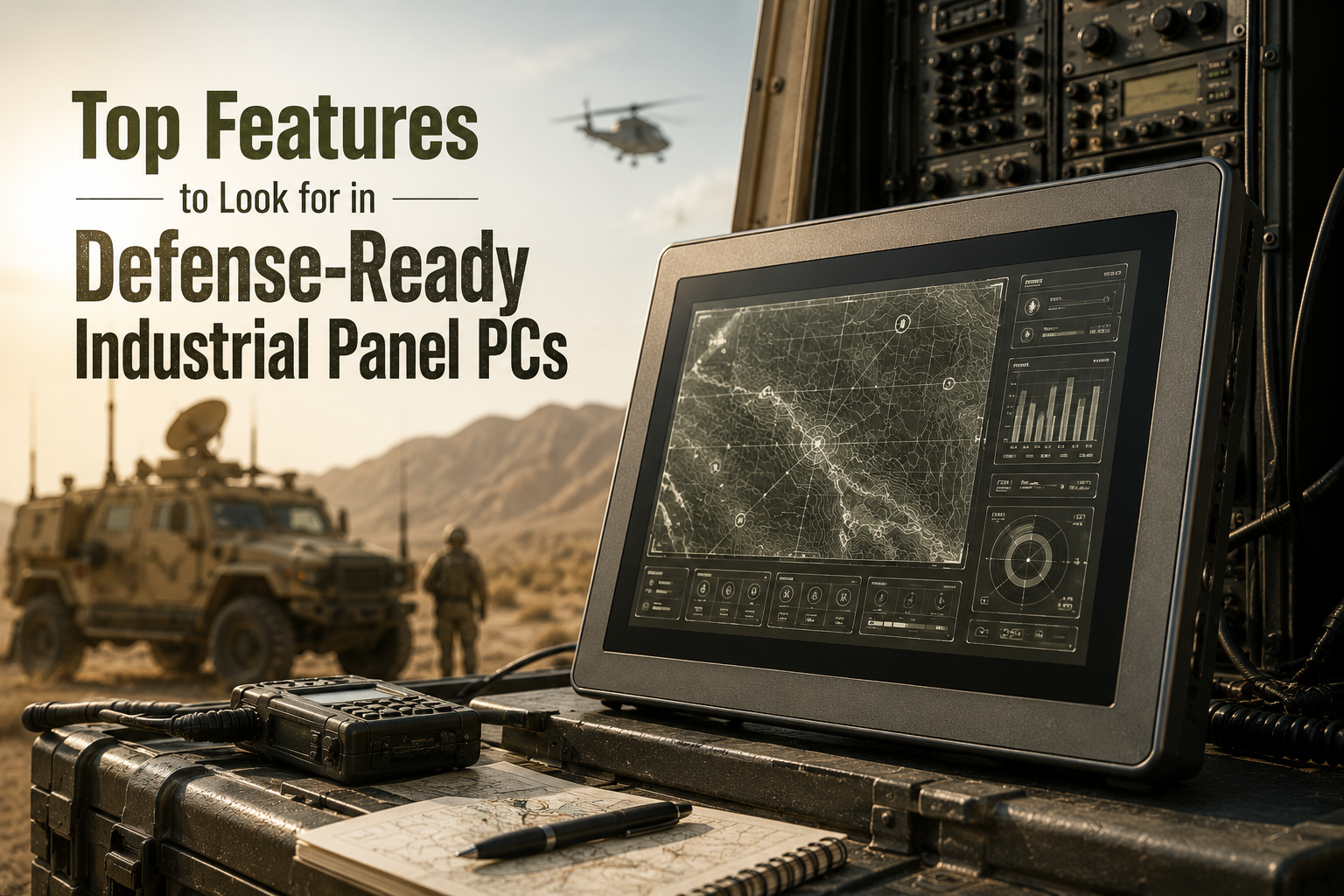 Top Features to Look for in Defense-Ready Industrial Panel PCs