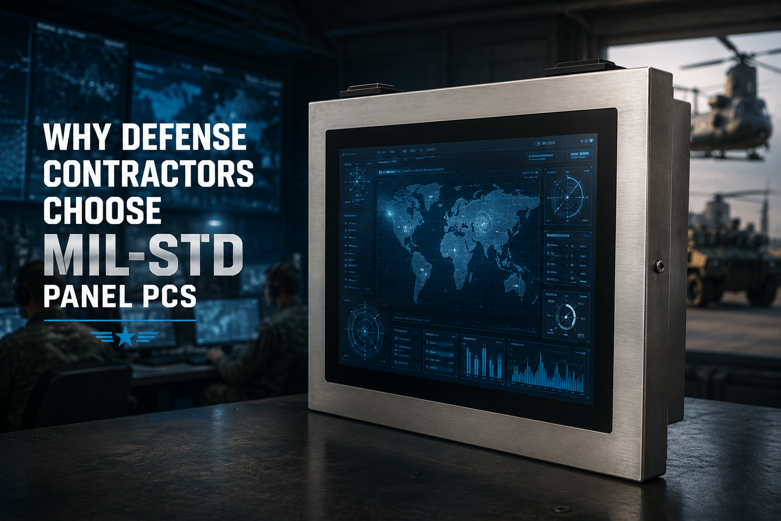 Why Defense Contractors Choose MIL-STD Panel PCs in California